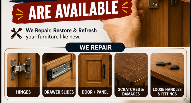 Furniture Repairing Service in Wani | WoodSutra Interiors