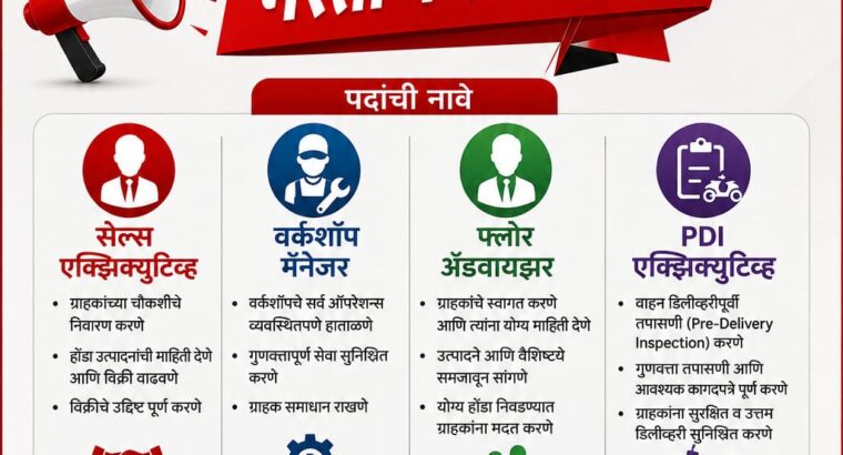 Job: Raajvi Honda